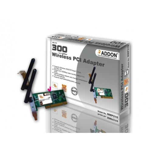 ADDON NWP210 / NWP210D 11N 300Mbps Wireless PCI Adapter