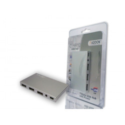 ADDON ADDUH071P 7 Ports USB 2.0 Hub with Power Adapter